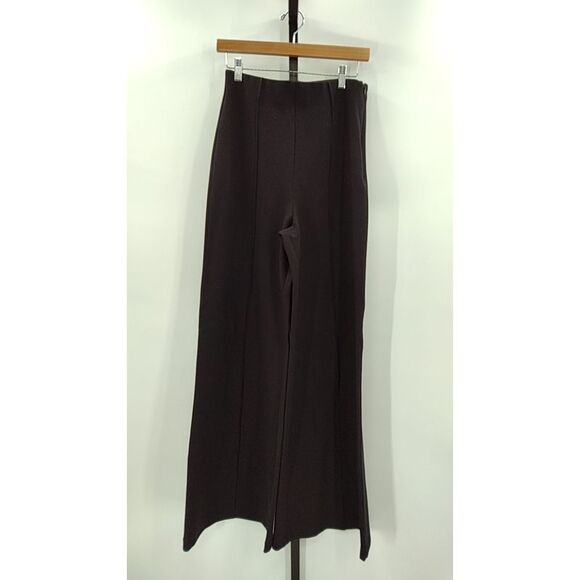 Quince Pants - Quince Women Ultra-Stretch Ponte Super Wide Leg Pants Black M
